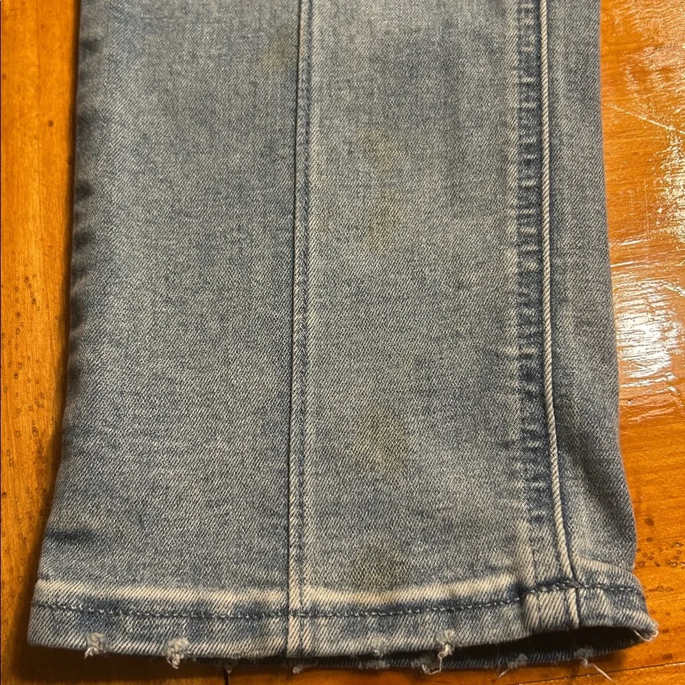 Vintage Pacsun Y2K Hip Hop Stacked Skinny Jeans Men's W36 L32 Blue Denim USA - Picture 7 of 10